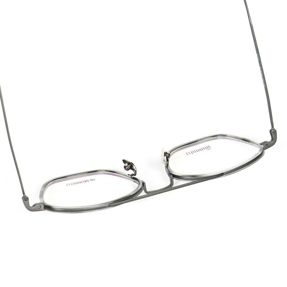 Irwin | 80s Style Pure Titanium Eyeglass Frames | Retro Glasses w/ Flat Top Design