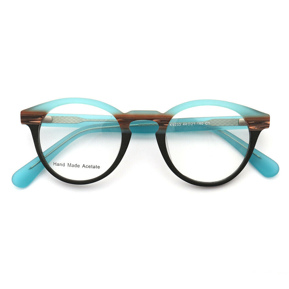 Element | Colorful Striped Men Eyeglass Frames | Modern Round Retro Women Glasses