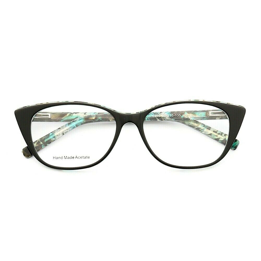 Priscilla | Lightweight Patterned Cat Eye Glasses For Women | Colorful Acetate Design