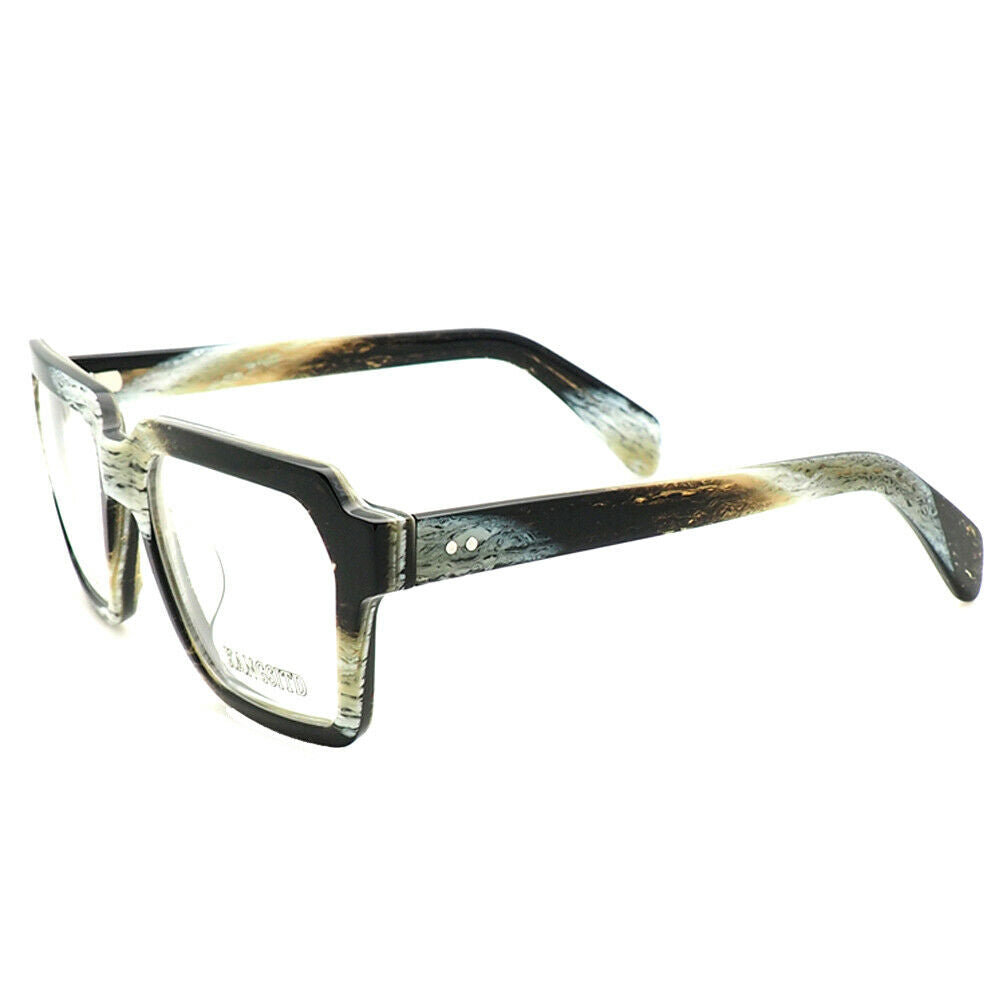 Forest | Oversized Patterned Acetate Eyeglasses | Retro Square Multicolored Glasses Frames  at