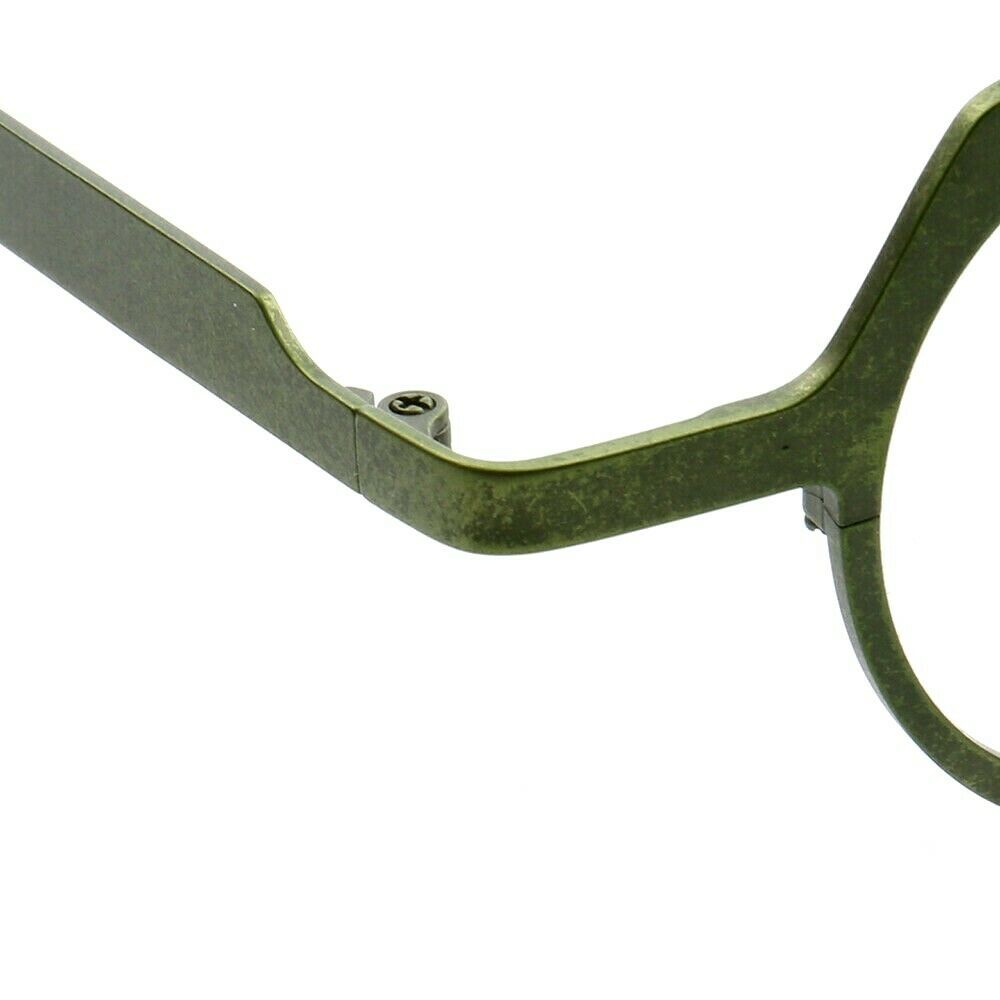 Windsor | Mens Geometric Titanium Eyeglasses Gold | Womens Round Retro Green Glasses Frames Online