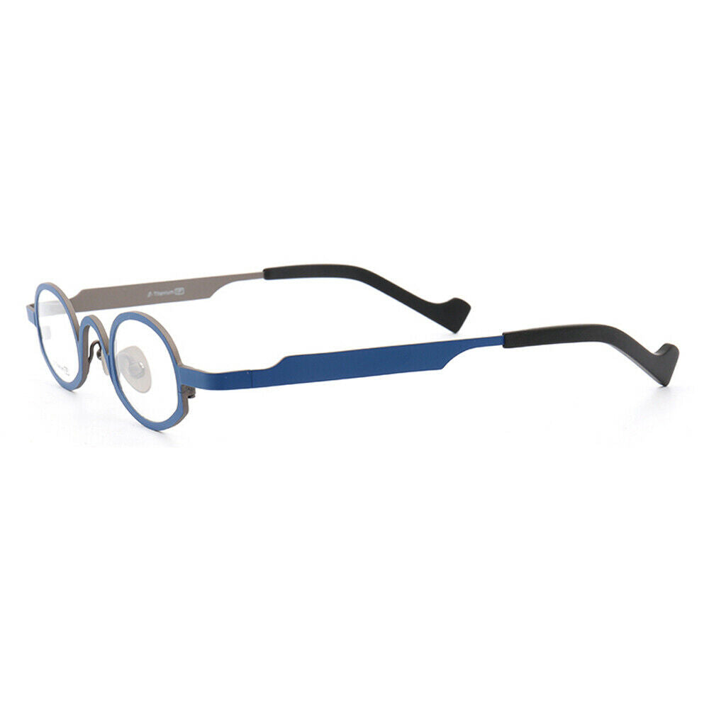 Nostalgia | Funky Full Rim Oval Eyeglasses | Retro Pure Titanium Unisex Eyeglasses