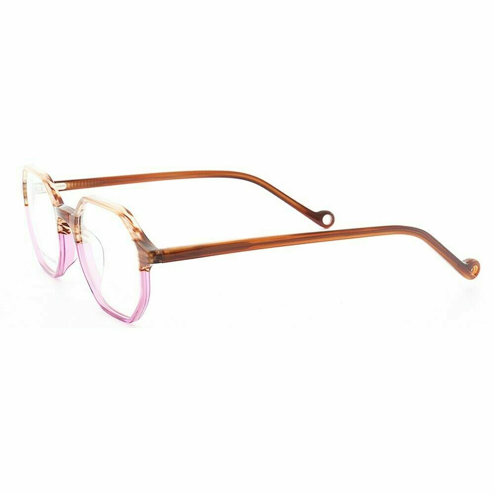Blake | Polygon Shaped Acetate Eyeglasses | Two Toned Glasses For Men & Women