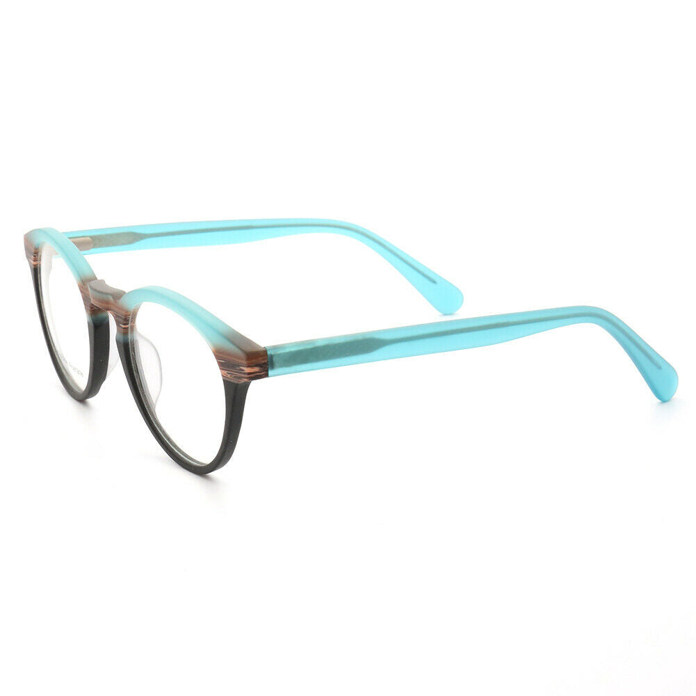 Element | Colorful Striped Men Eyeglass Frames | Modern Round Retro Women Glasses