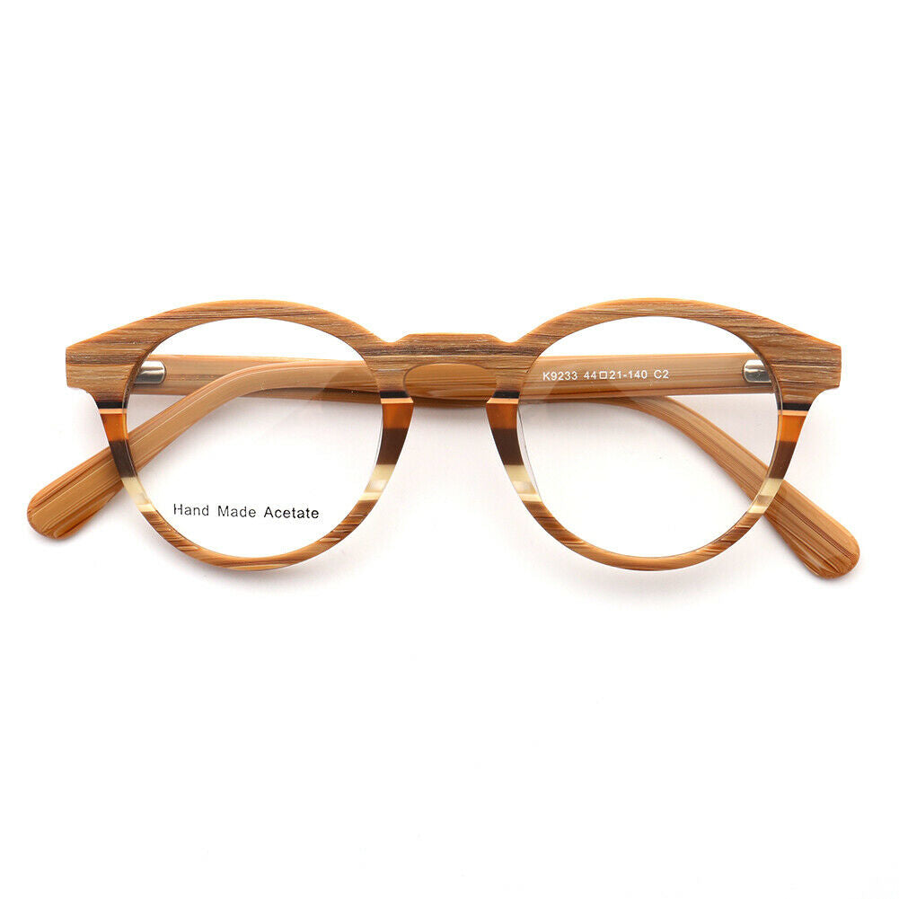 Element | Colorful Striped Men Eyeglass Frames | Modern Round Retro Women Glasses