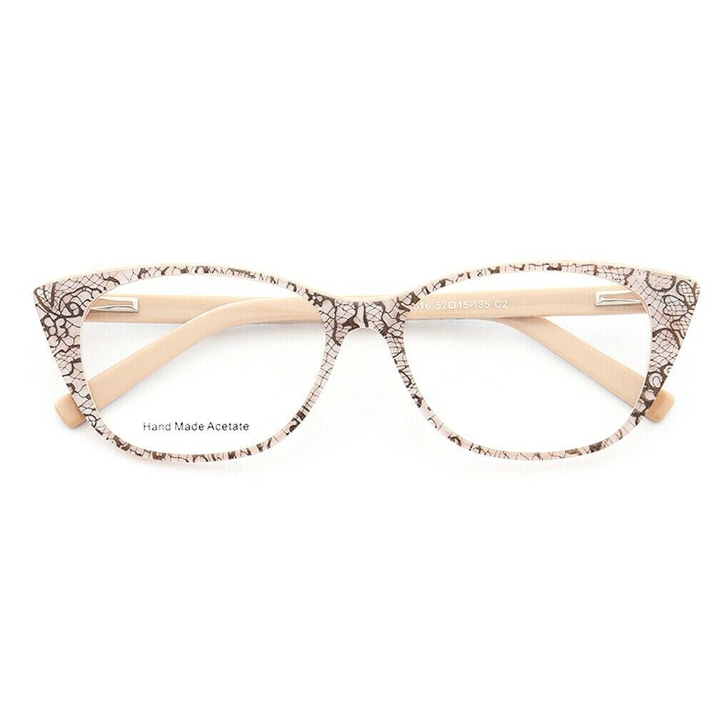 Priscilla | Lightweight Patterned Cat Eye Glasses For Women | Colorful Acetate Design