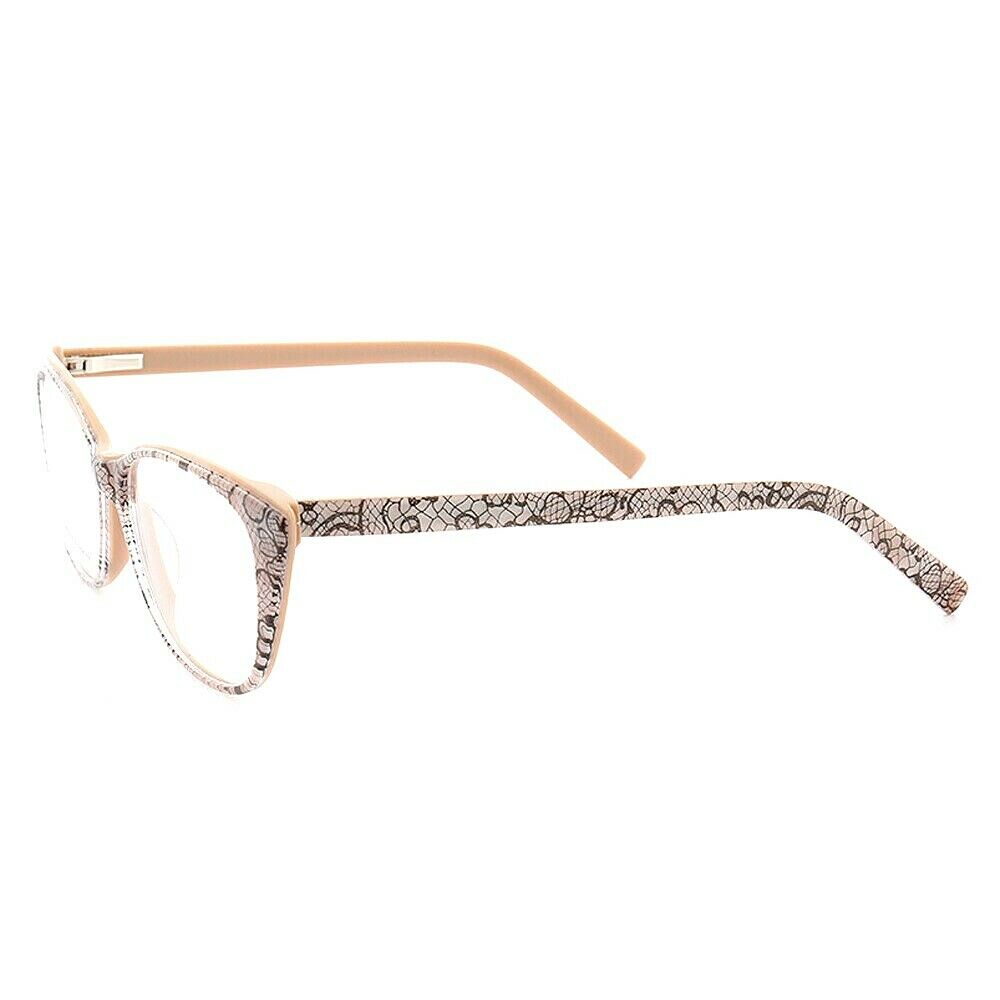 Priscilla | Lightweight Patterned Cat Eye Glasses For Women | Colorful Acetate Design