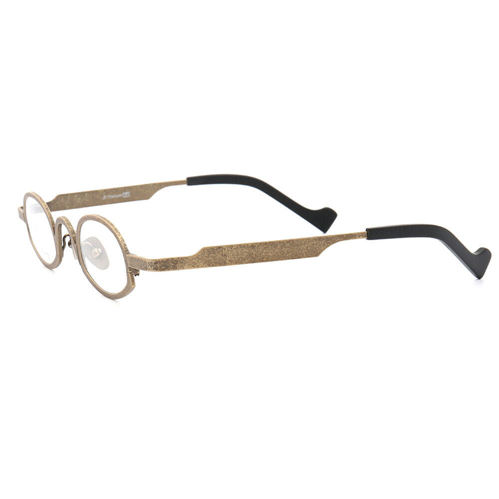 Nostalgia | Funky Full Rim Oval Eyeglasses | Retro Pure Titanium Unisex Eyeglasses