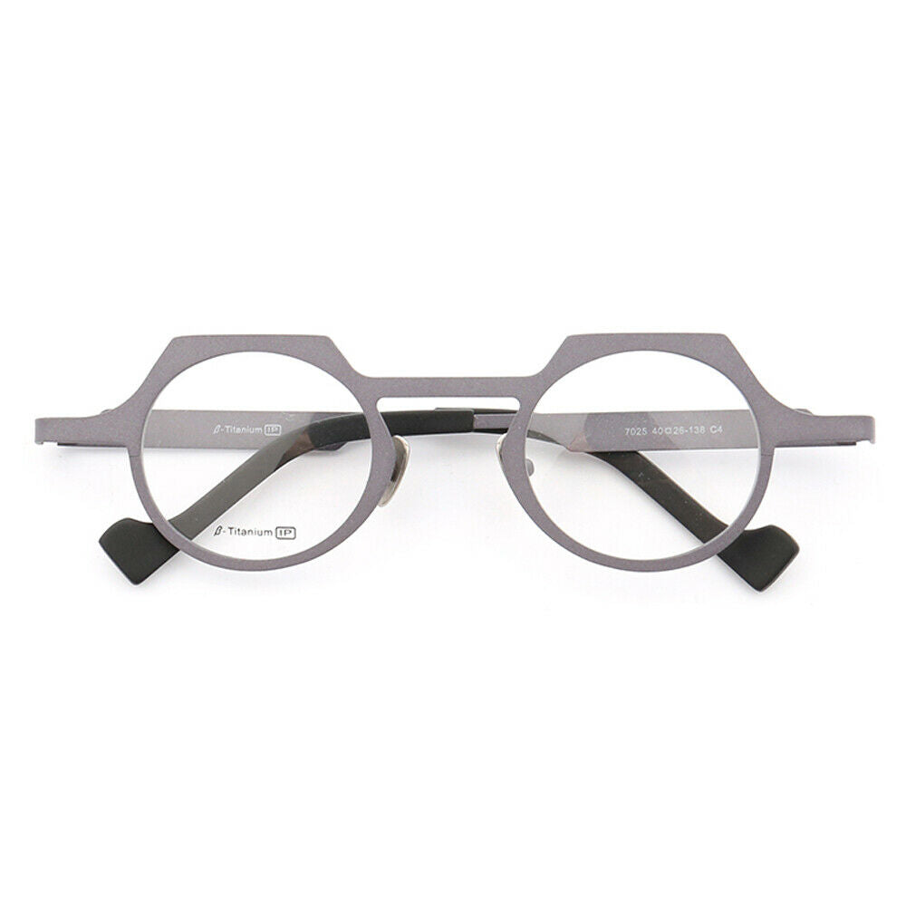 Aspect | Modern Geometric Womens Titanium Eyeglasses | Unique Mens Round Shield Shaped Glasses Frames Online