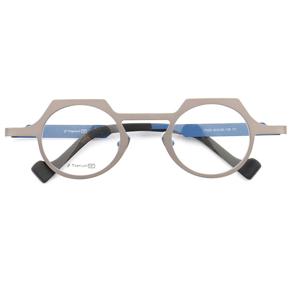 Aspect | Modern Geometric Womens Titanium Eyeglasses | Unique Mens Round Shield Shaped Glasses Frames Online