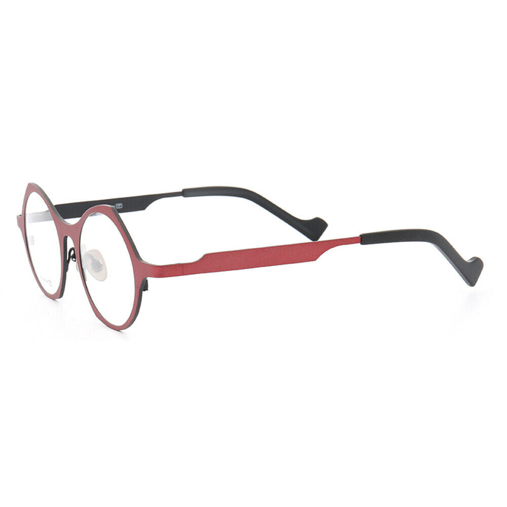 Carmen | Round Geometric Eyeglass Frames | Full Rim Titanium Unisex Glasses