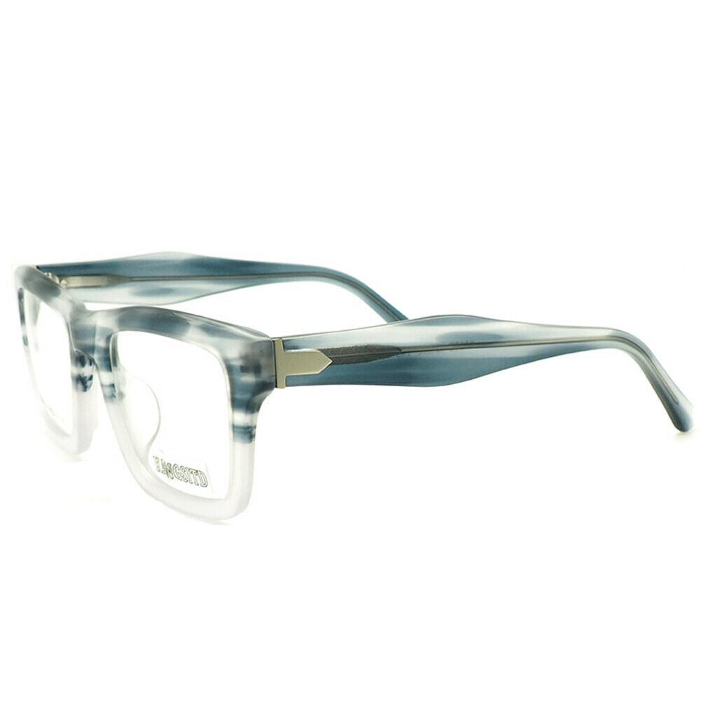Earth | Stylish Two Tone Oversized Mens Eyeglasses | Retro Square Glasses Frames for Men
