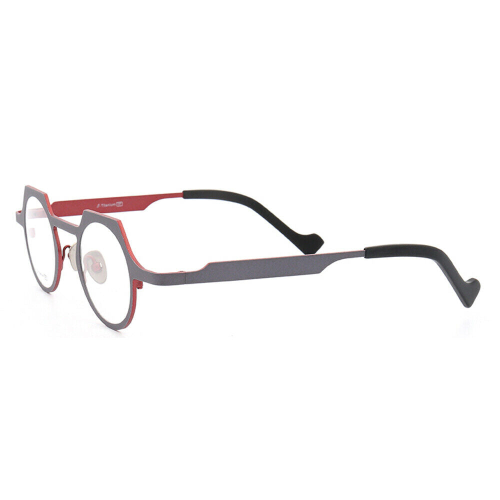 Aspect | Modern Geometric Womens Titanium Eyeglasses | Unique Mens Round Shield Shaped Glasses Frames Online