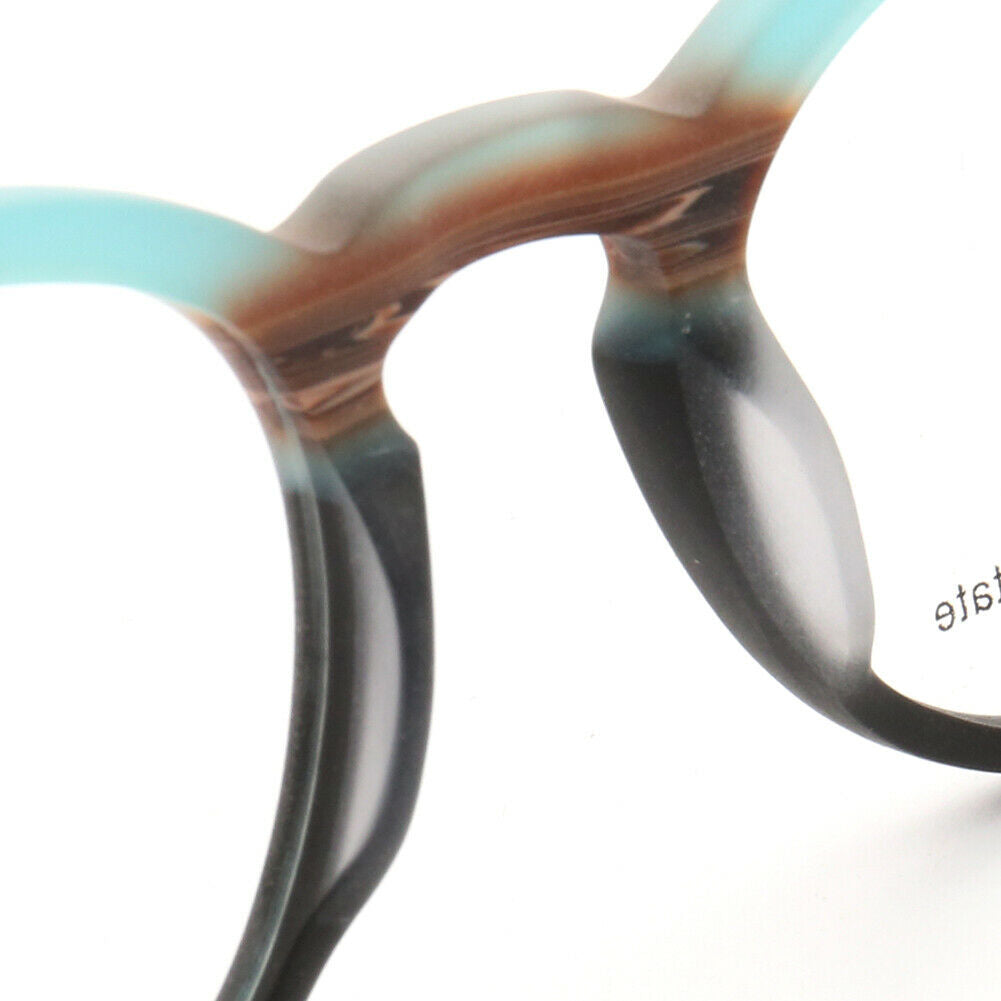 Element | Colorful Striped Men Eyeglass Frames | Modern Round Retro Women Glasses