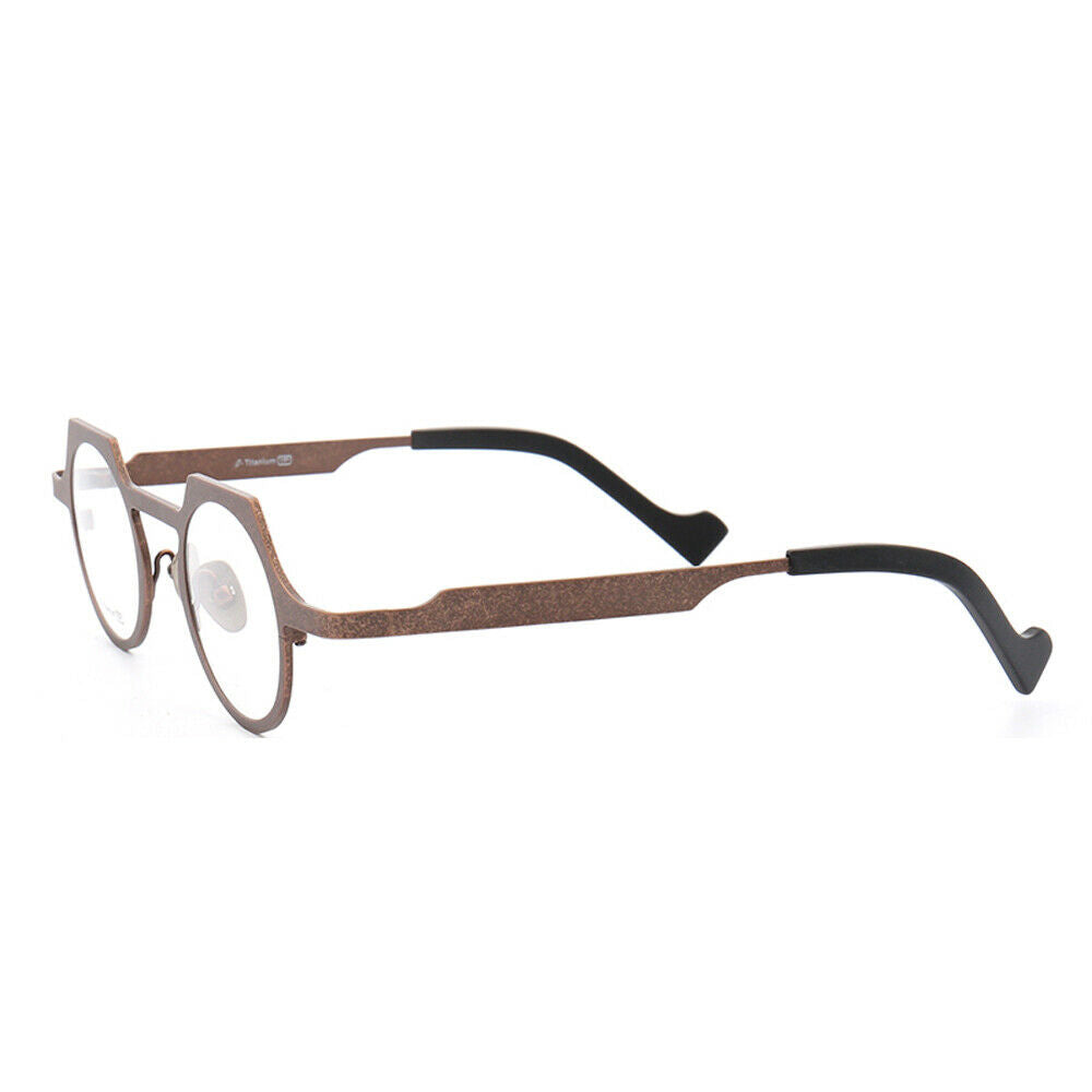 Aspect | Modern Geometric Womens Titanium Eyeglasses | Unique Mens Round Shield Shaped Glasses Frames Online