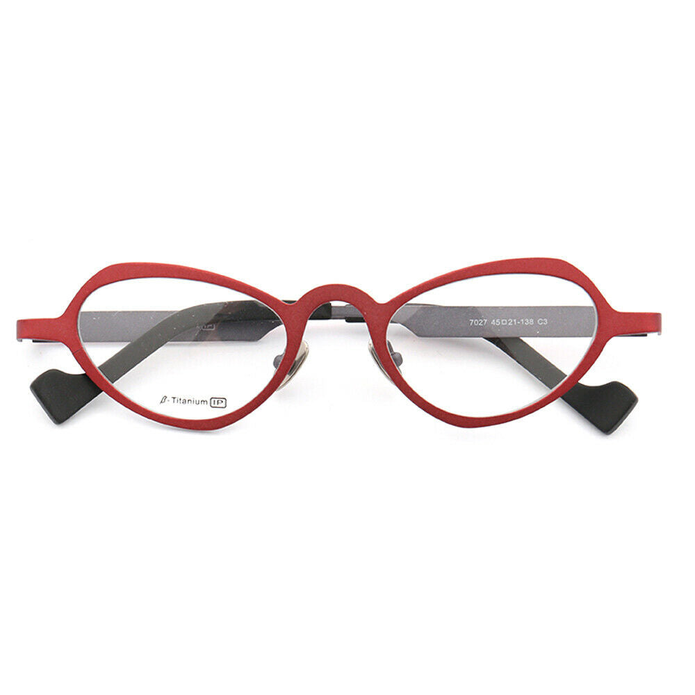 Charmaine | Titanium Cat Eye Glasses For Women | Heart Shaped Butterfly Design