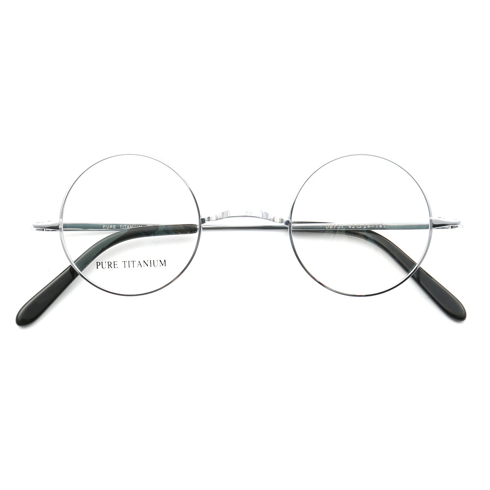Sullivan | Old School Round Titanium Glasses for Men | Lightweight Retro Womens Eyewear Frames