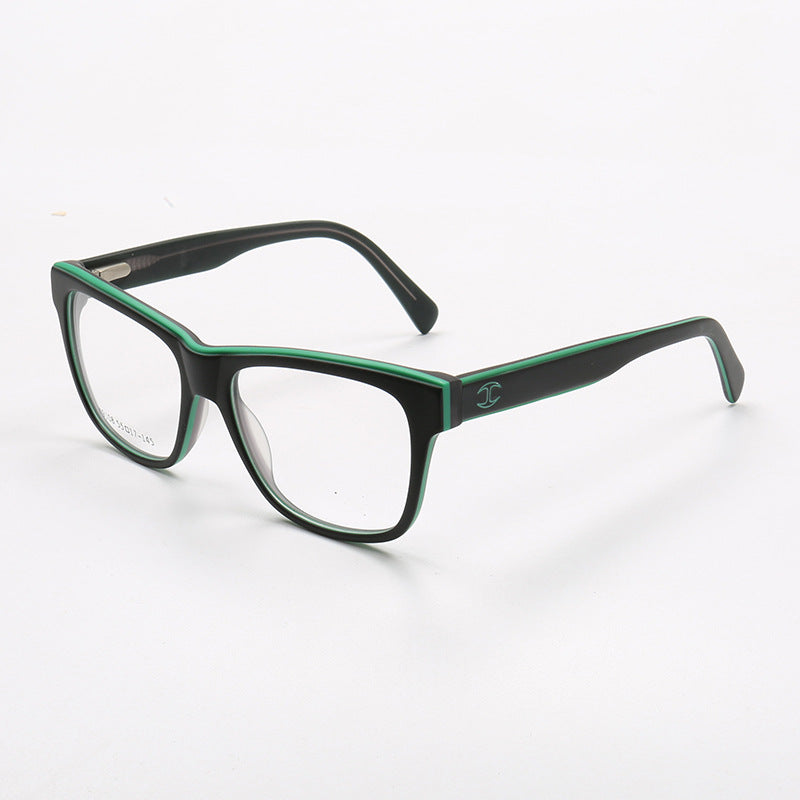 Liam | Two Toned Oversized Acetate Eyeglasses For Men | Classic Square Glasses Frames